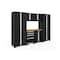 Newage Products Bold Series 7 Piece Garage Cabinet Set with Bamboo Top, Black 63054 - alternate 1